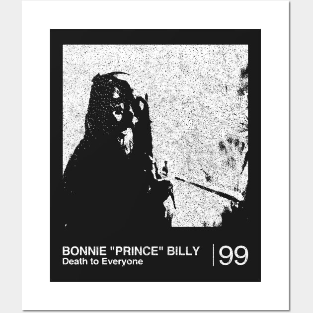 Bonnie Prince Billy / Minimalist Graphic Artwork Design Wall Art by saudade